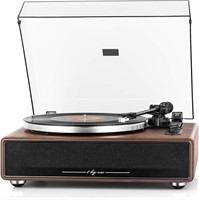 $175  1 by ONE Belt Drive Turntable w/ Speakers