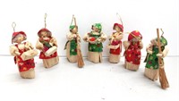 7 cornhusk ornaments women brooms