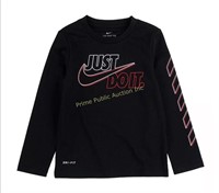 Nike $22 Retail 4T Long Sleeve T-Shirt, DRI-Fit