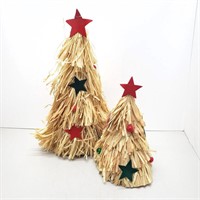 Two Christmas tree decorations 9" 14"