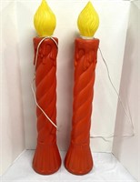 Two Union Products Candle Blow Molds