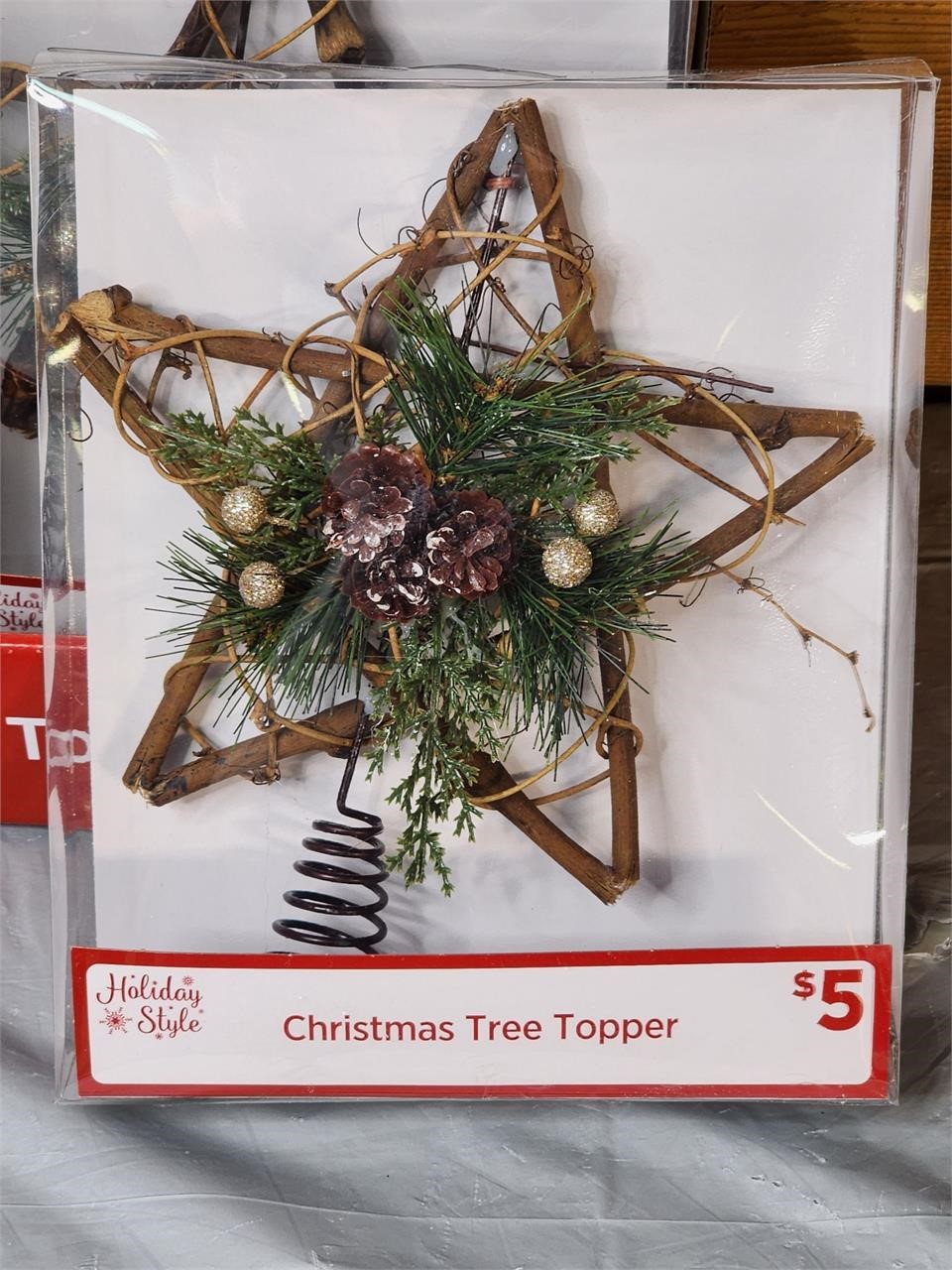 6 brand new Christmas tree topper stars