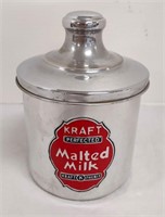 Kraft Malted Milk Canister or Jar
