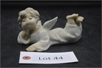 Lladro Reclining Angel Figure