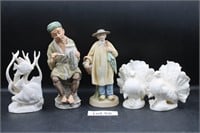Napco Painting Figure & Assorted China Figures