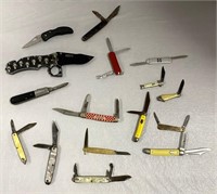 Sixteen Pocket Knives