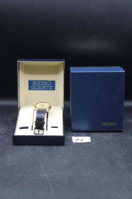 Seiko Quartz Watch With Box