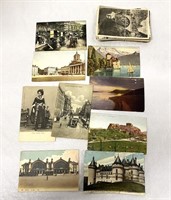 Over 50 European Old Postcards