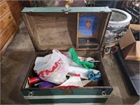 Chest Trunk with Christmas Contents 30x30x24