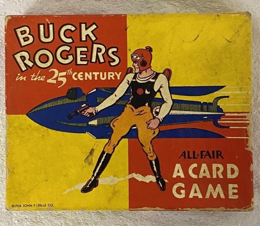 Vintage Buck Rogers Card Game in Box