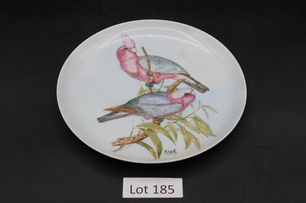 Hand painted Bird Plate, Made In Germany
