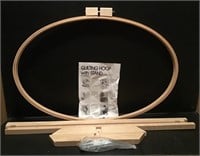 IN BOX BEECHWOOD LMTD QUILTING HOOP WITH STAND