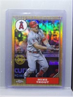 Mike Trout 2022 Topps Chrome Insert