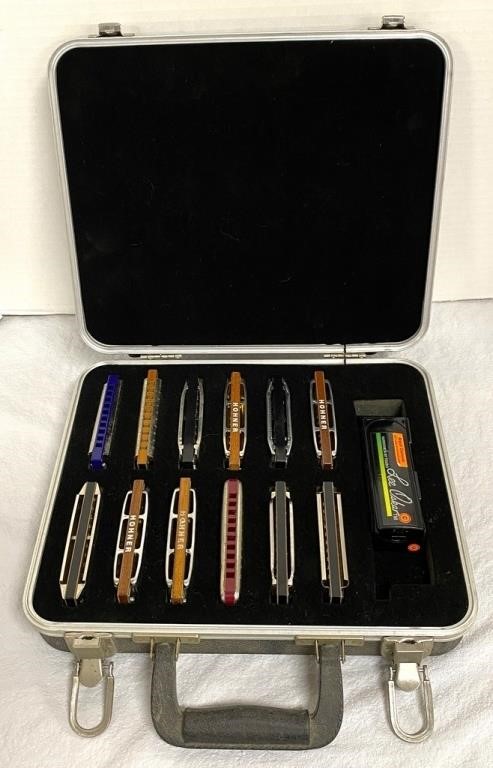 Harmonica Collection in Travel Case