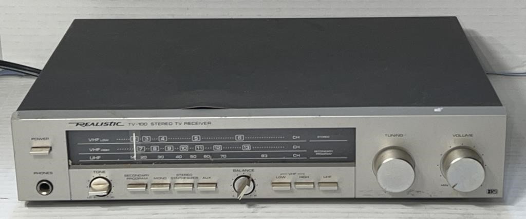 (R) Realistic TV 100 Stereo TV Receiver Model No.