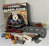(R) Lionel Alarm Clock and Santa Fe Engine and