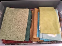 TUB OF QUILT FABRIC