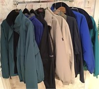 LOT OF MENS ALL WEATHER JACKETS M/L