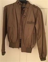 TAN LEATHER JACKET WOMENS SMALL