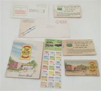 (V) Vintage Top Value Stamps , Sears Coupon Book