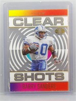 Barry Sanders 2021 Illusions Clear Shots Insert