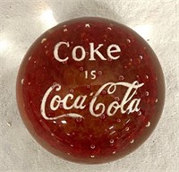 Vintage Coca Cola Paperweight