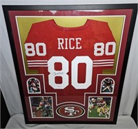 Jerry Rice Signed Jersey 34x42 JSA Certified