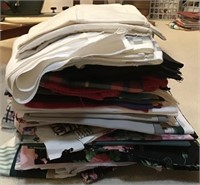 LOT OF ASSORTED SEWING FABRIC