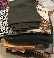 LOT OF ASSORTED SEWING FABRIC