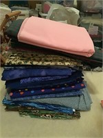 LOT OF ASSORTED SEWING FABRIC