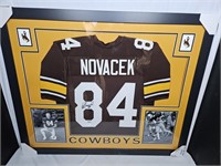 Cowboys- Novacek Signed Jersey JSA Certified