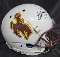 Jay Novacek Signed Wyoming Cowboys Helmet