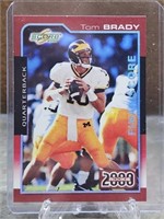 Tom Brady 2000 Score rookie reprint card