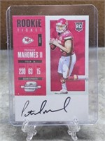 Patrick Mahomes 2017 Panini rookie reprint card