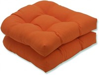 Pompeii Patio Cushion  19x19  Orange  2ct