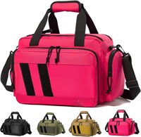 Pink Tactical Gun Range Bag for Handguns & Ammo