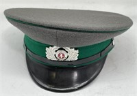 (RL) East German Board Guard Visor Cap