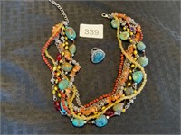 Turquoise Necklace & Ring