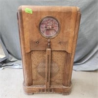 Crosley Radio stand up with wood cabinet