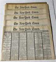 (JL) The New York Times Newspaper 4/15/1865