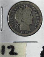 1912 Barber Dime