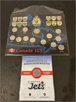 Canada 125 year coin set+ more
