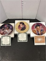 3- Elvis Presley plates