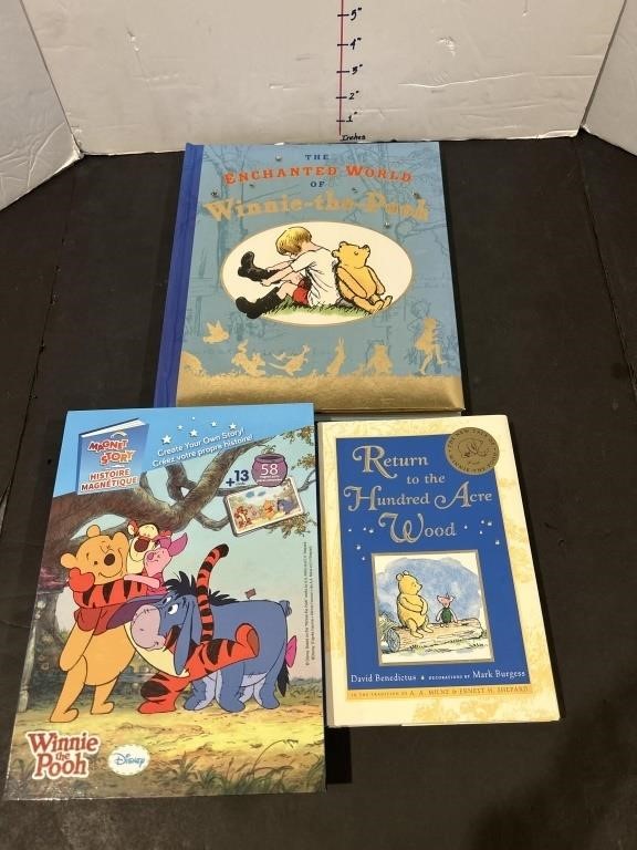 3 Winnie the Pooh books