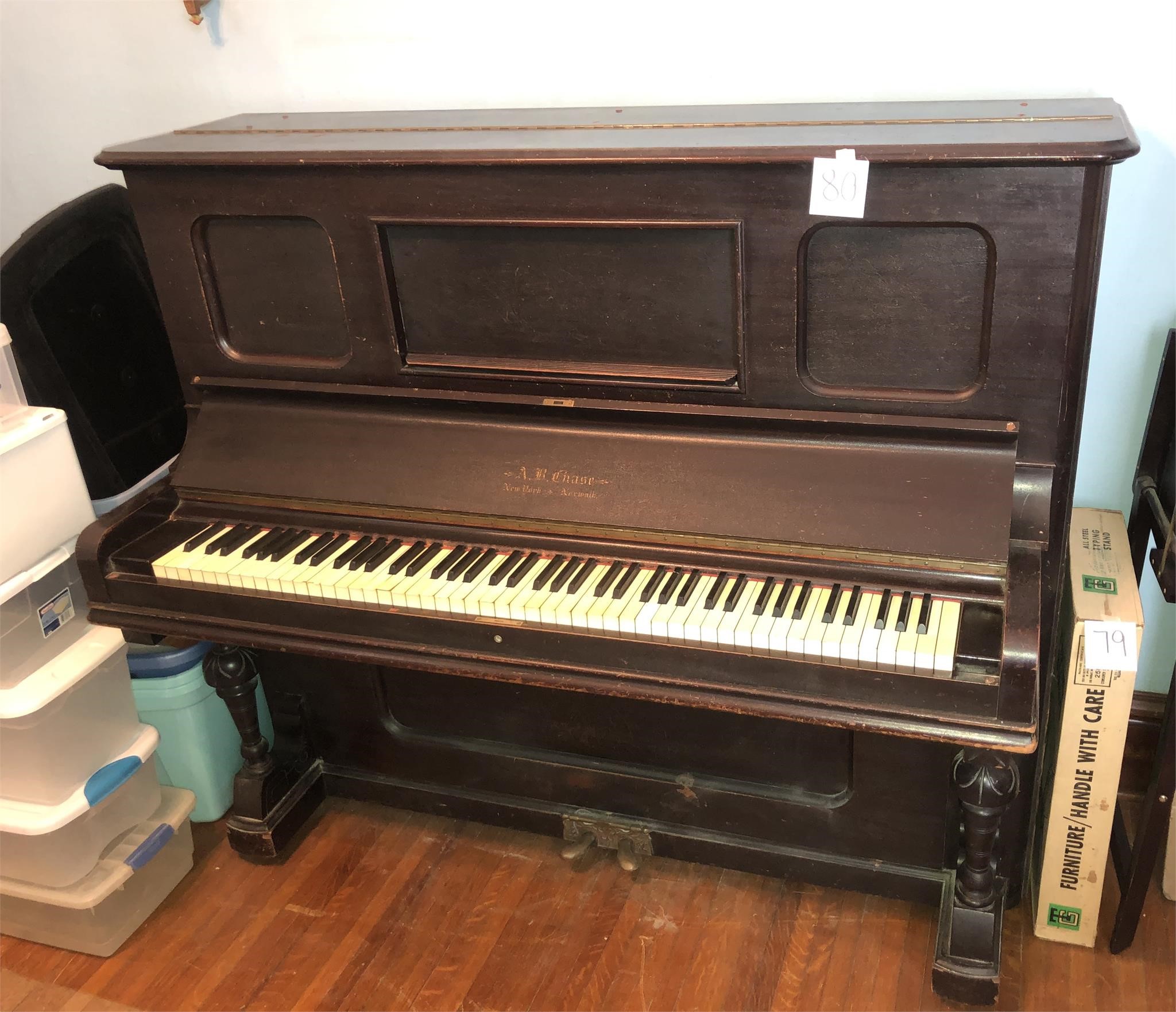 Antique Piano and Bench