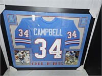 Campbell & Jaworski Signed Jersey JSA Cerified