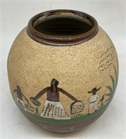 (M) Vintage Mexico Pottery Vase 7?