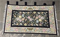 (F) Vintage Tapestry Area Rug 61” x 39 1/2”