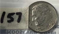 1960 Roosevelt Silver Dime