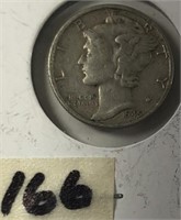 1945 Mercury Silver Dime